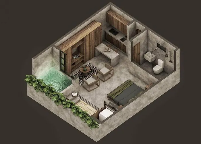 Amazing Jungle Near Town 200mb Pool Appartement